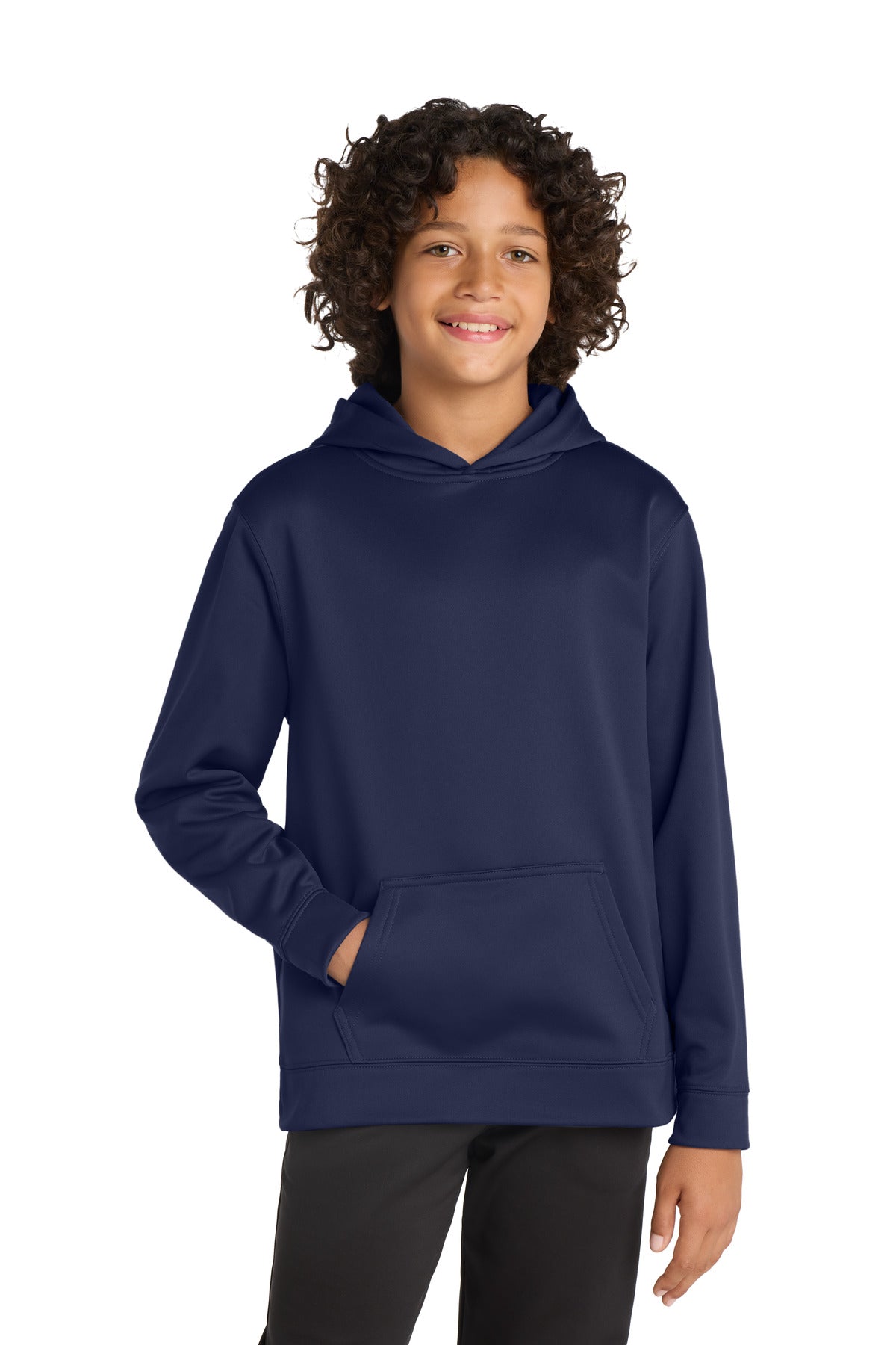 Sport-Tek® Youth Sport-Wick® Fleece Hooded Pullover YST244