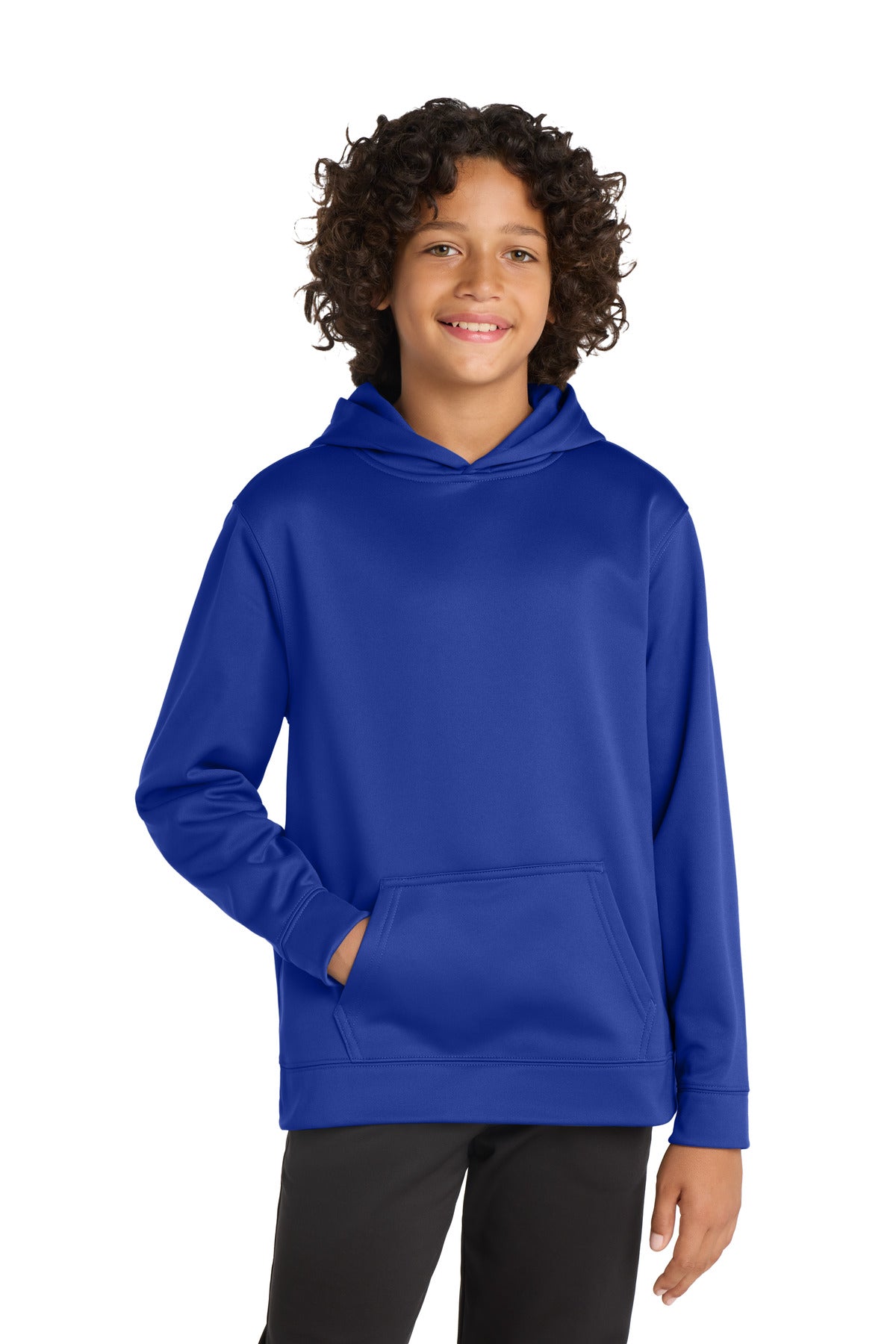 Sport-Tek® Youth Sport-Wick® Fleece Hooded Pullover YST244