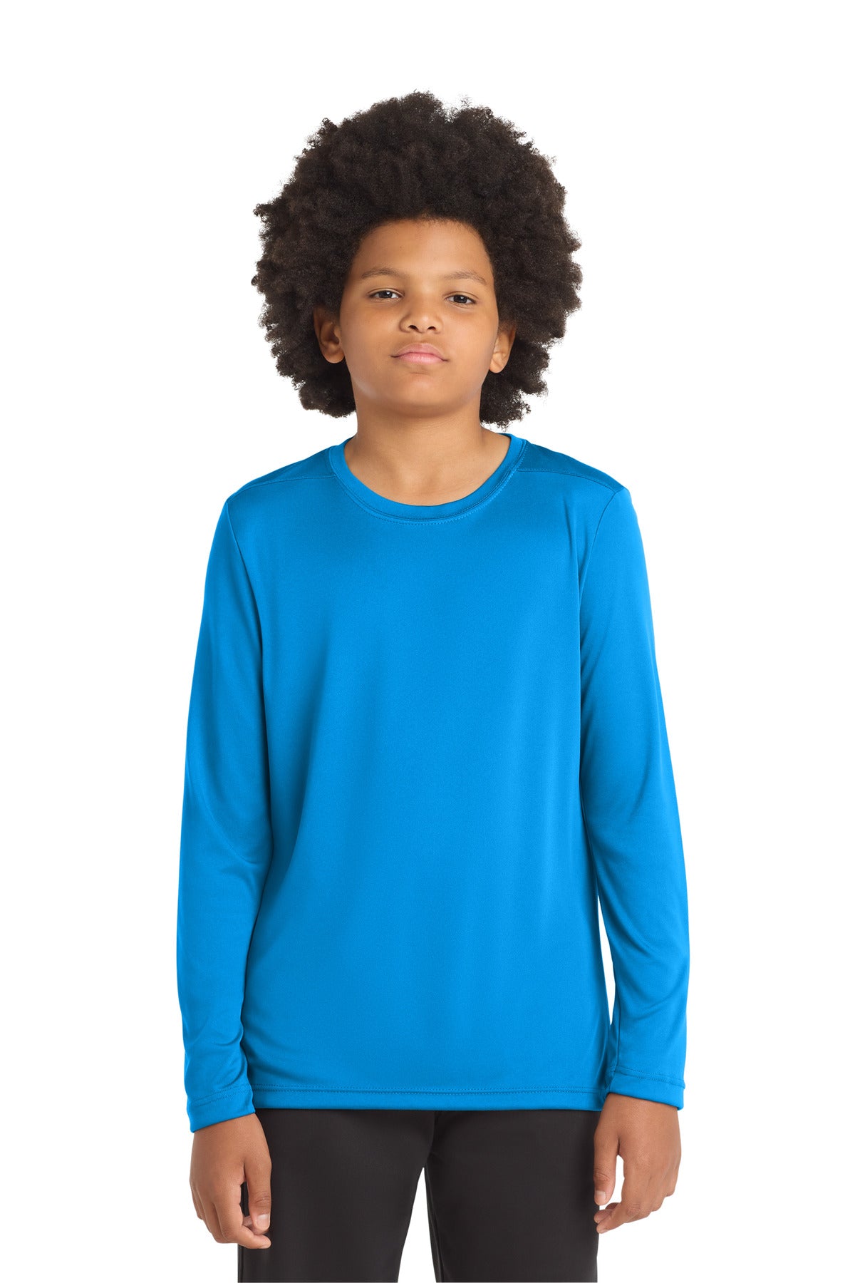 Sport-Tek ® Youth Posi-UV® Pro Long Sleeve Tee YST420LS