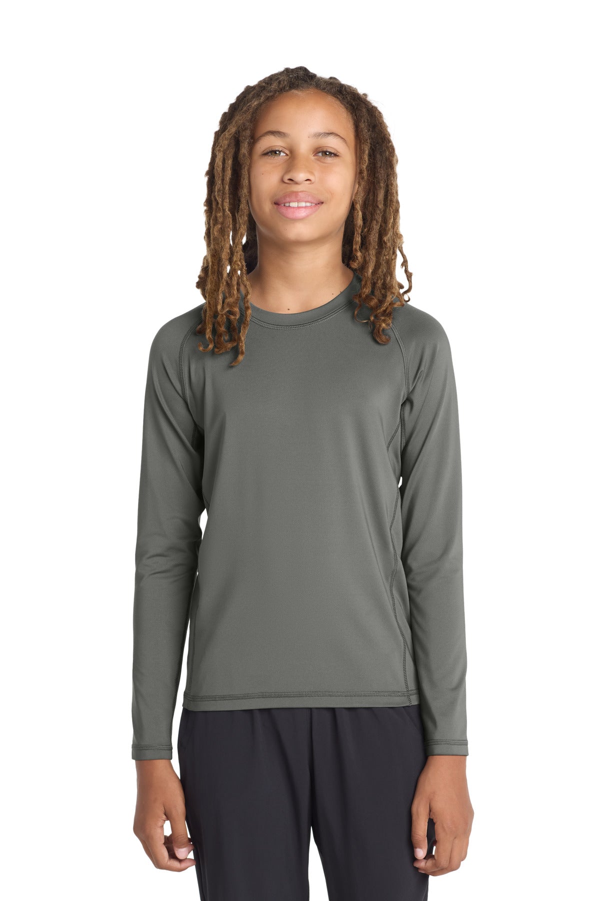 Sport-Tek ® Youth Long Sleeve Rashguard Tee YST470LS