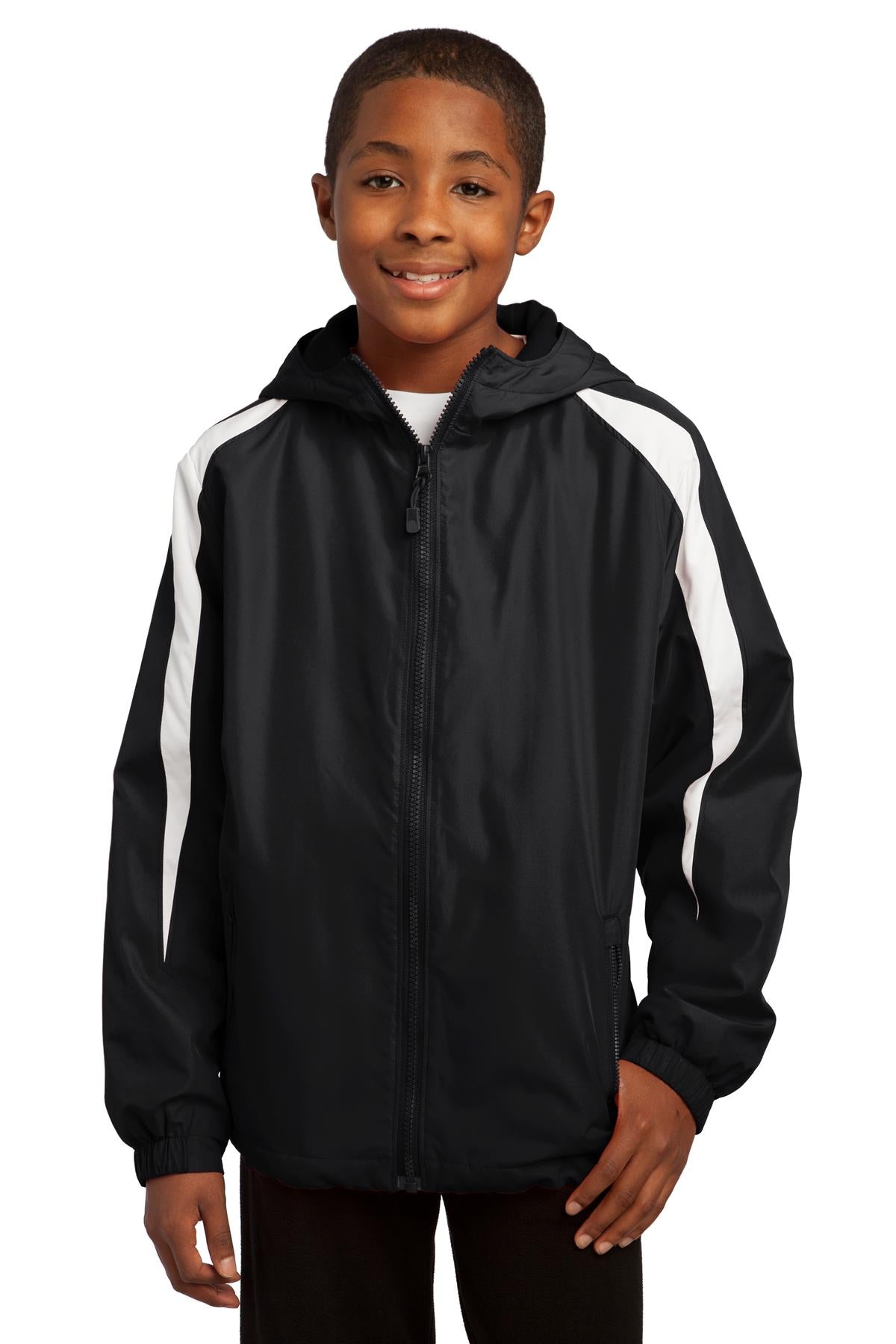Sport-Tek® Youth Fleece-Lined Colorblock Jacket YST81