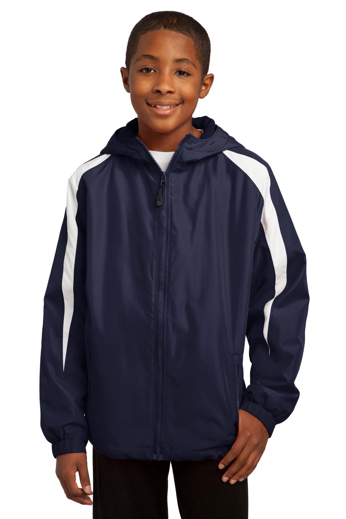 Sport-Tek® Youth Fleece-Lined Colorblock Jacket YST81