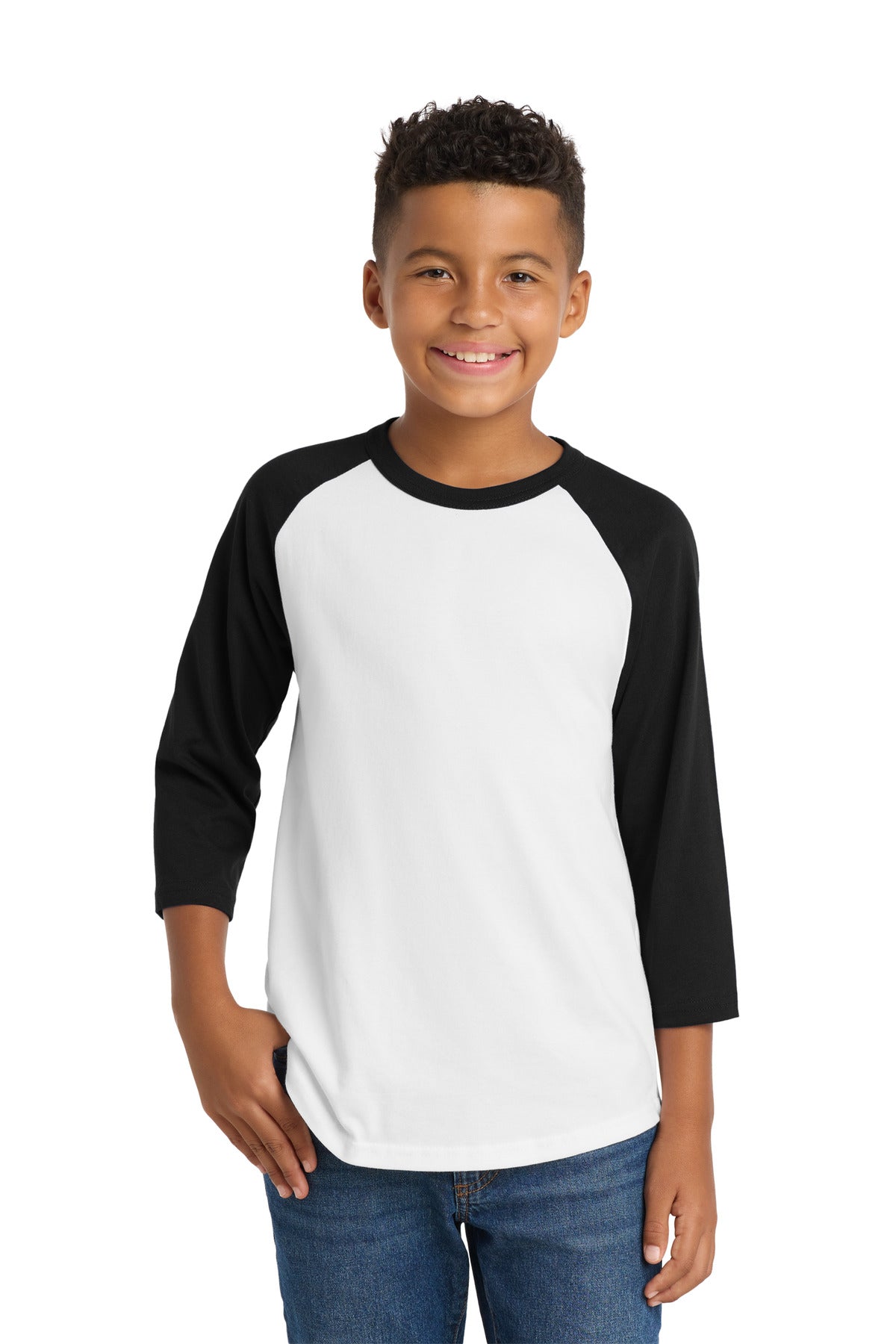 Sport-Tek® Youth Colorblock Raglan Jersey YT200