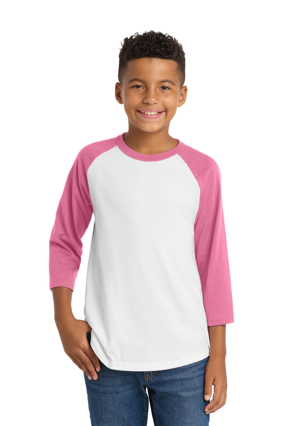 Sport-Tek® Youth Colorblock Raglan Jersey YT200