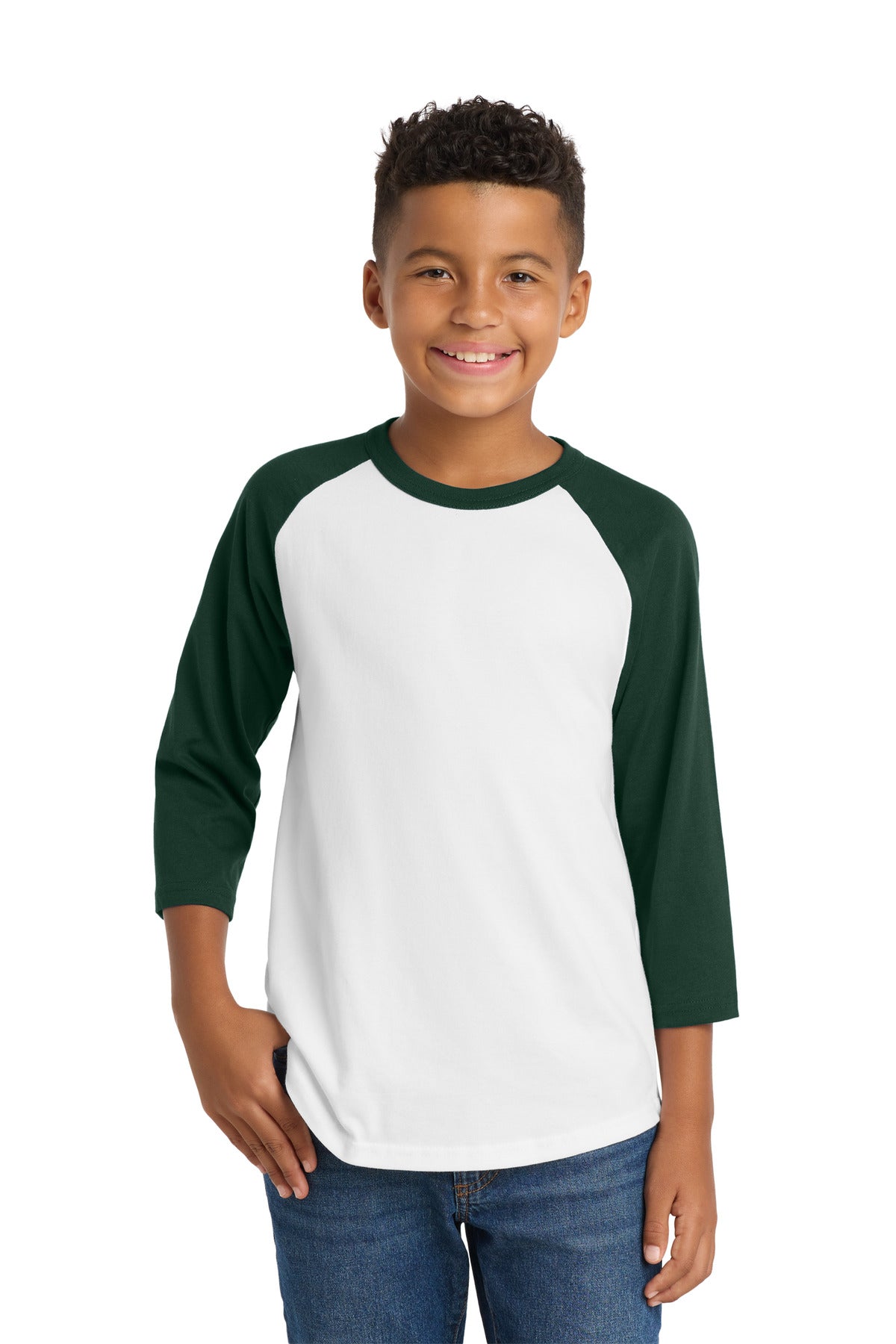 Sport-Tek® Youth Colorblock Raglan Jersey YT200