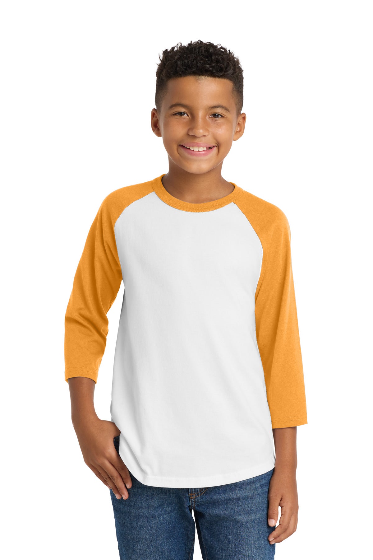 Sport-Tek® Youth Colorblock Raglan Jersey YT200