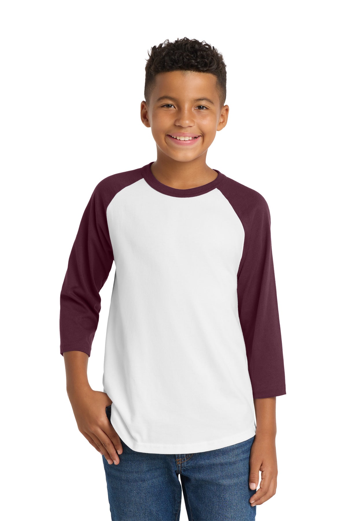 Sport-Tek® Youth Colorblock Raglan Jersey YT200