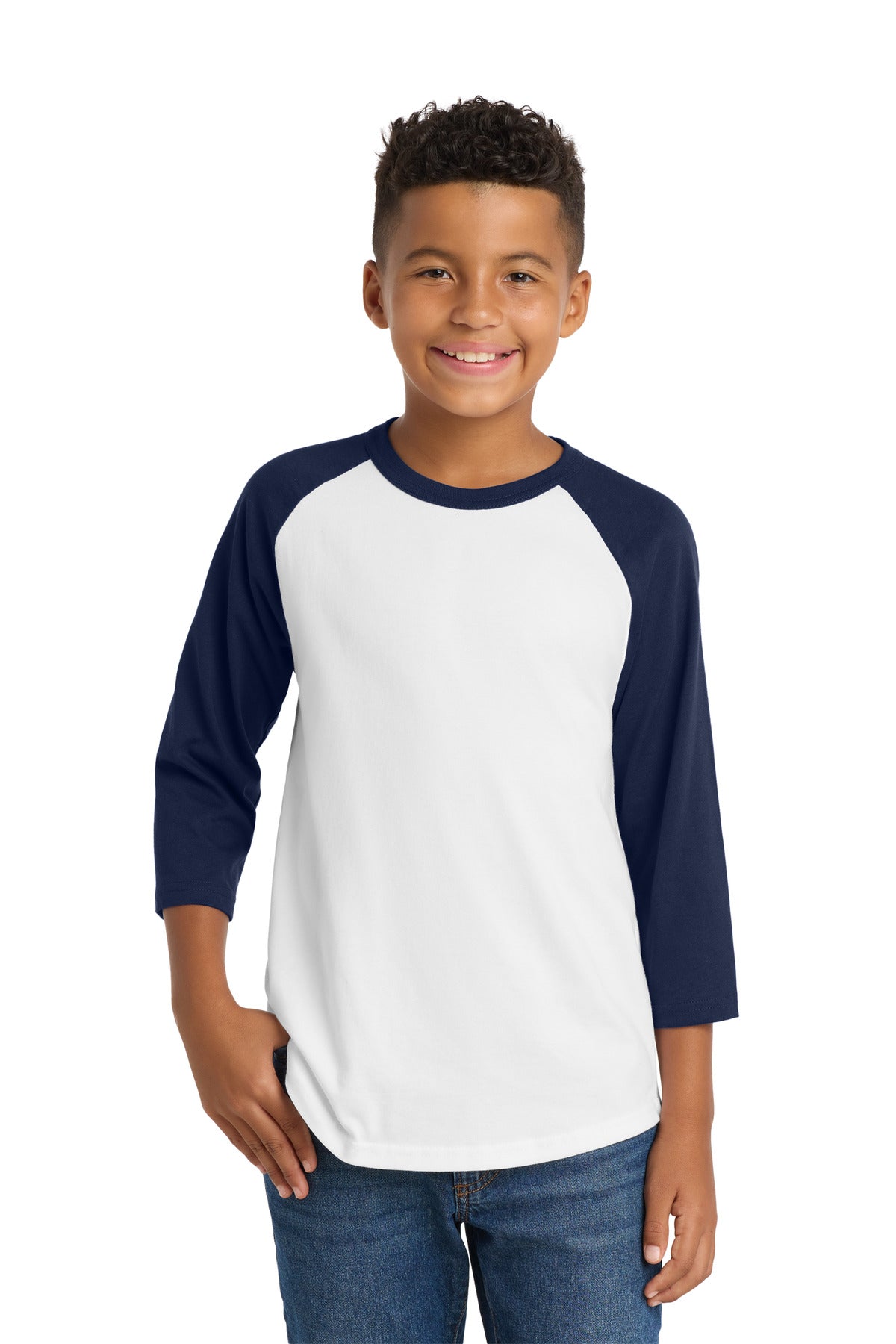 Sport-Tek® Youth Colorblock Raglan Jersey YT200