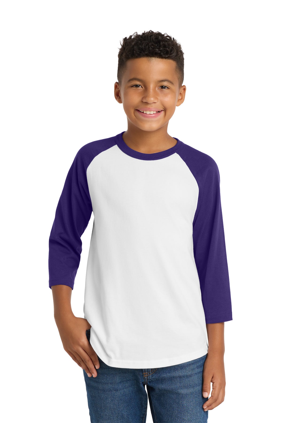 Sport-Tek® Youth Colorblock Raglan Jersey YT200