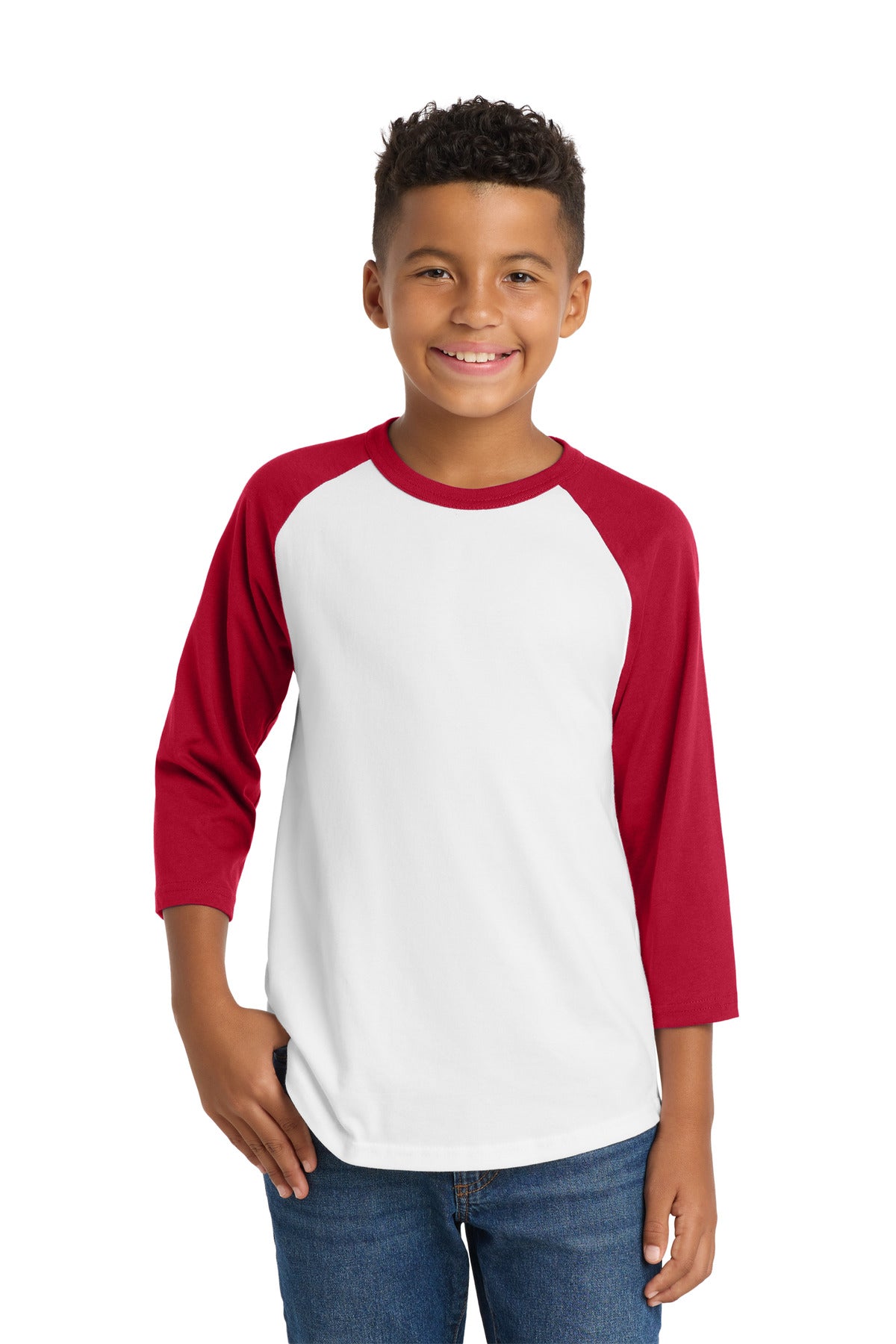 Sport-Tek® Youth Colorblock Raglan Jersey YT200