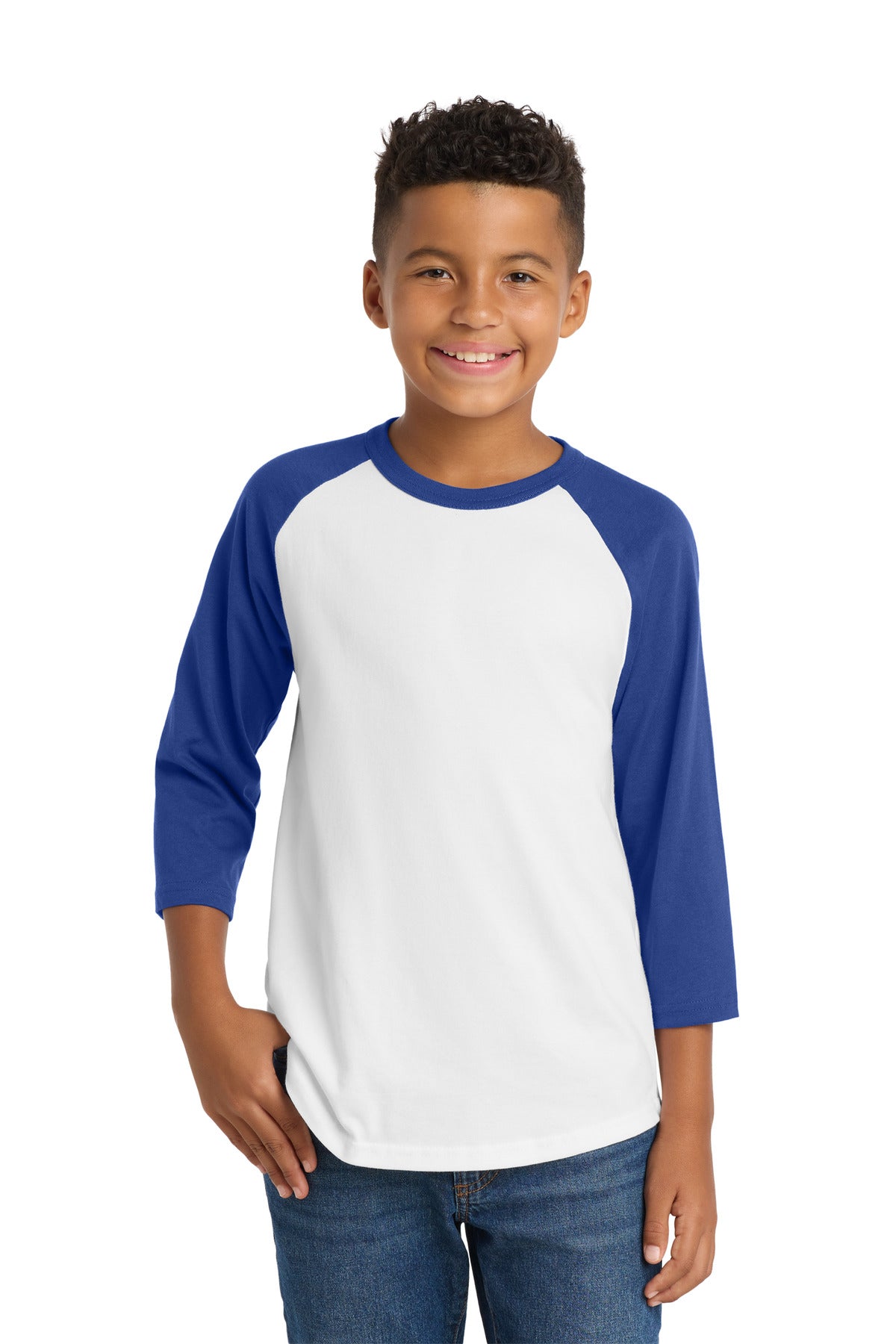 Sport-Tek® Youth Colorblock Raglan Jersey YT200