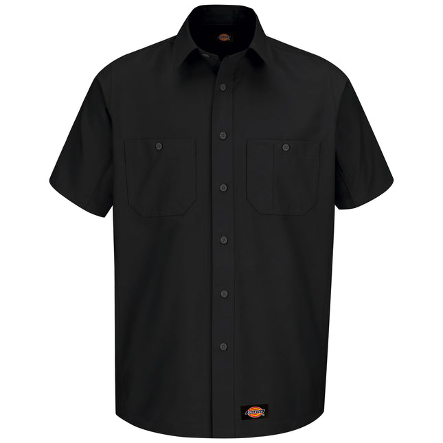 Dickies® Men's Canvas Short-Sleeve Work Shirt / WS20BK