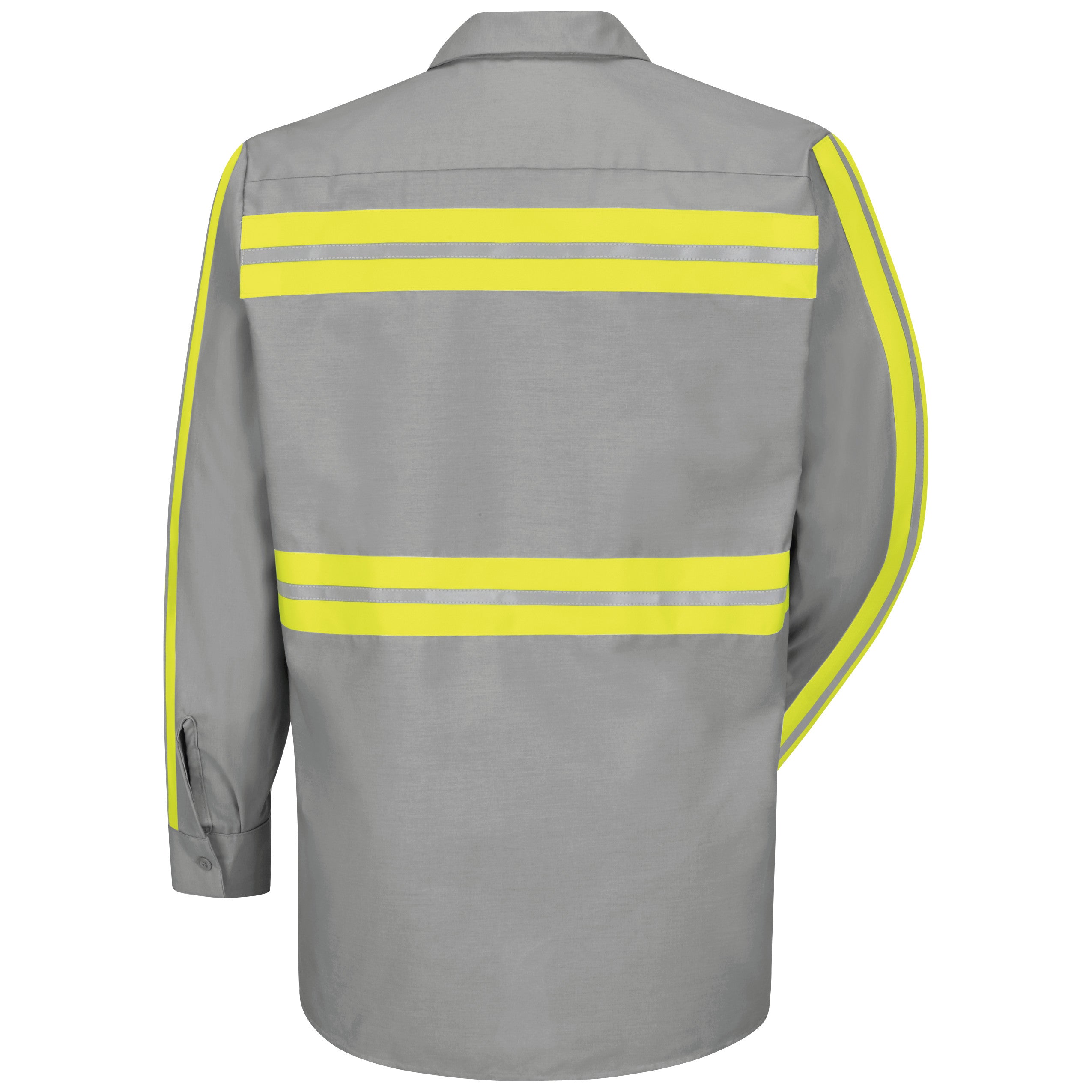 Red Kap® Long Sleeve Enhanced Visibility Industrial Work Shirt / SP14EG