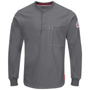 Bulwark® iQ Series® Comfort Plus Knit Men's FR Henley / QT40CH