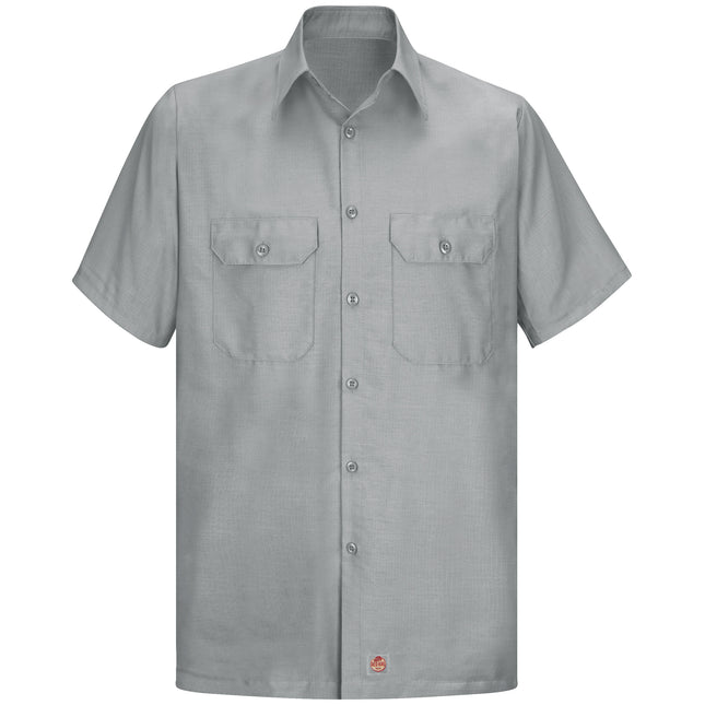 Red Kap® Men's Short Sleeve Solid Rip Stop Shirt / SY60GY