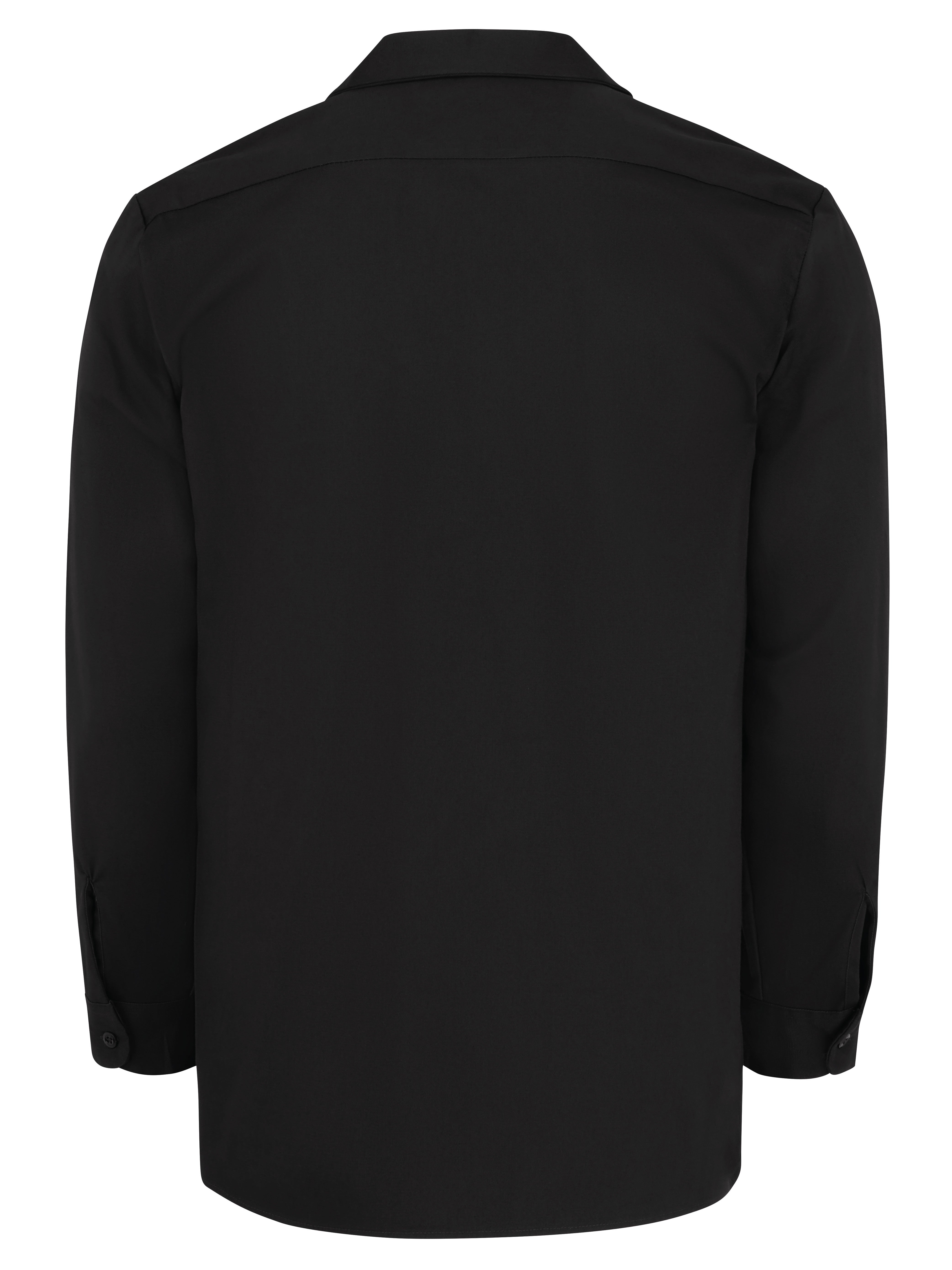 Dickies® Men's Industrial Cotton Long-Sleeve Work Shirt / L307BK