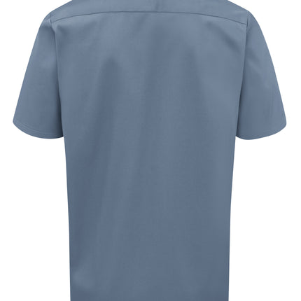 Red Kap® Men's Short Sleeve Wrinkle-Resistant Cotton Work Shirt / SC40PB