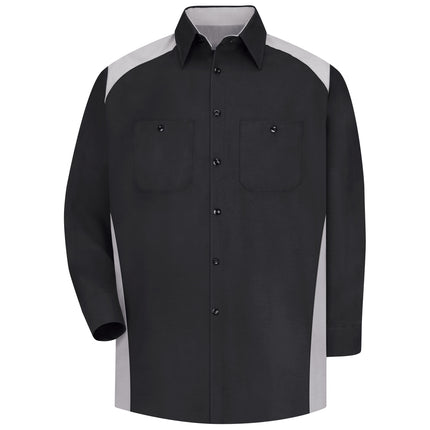 Red Kap® Men's Long Sleeve Motorsports Shirt / SP18BG