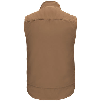 Bulwark® Men's Sherpa Lined Brown Duck Vest / VLS2BD