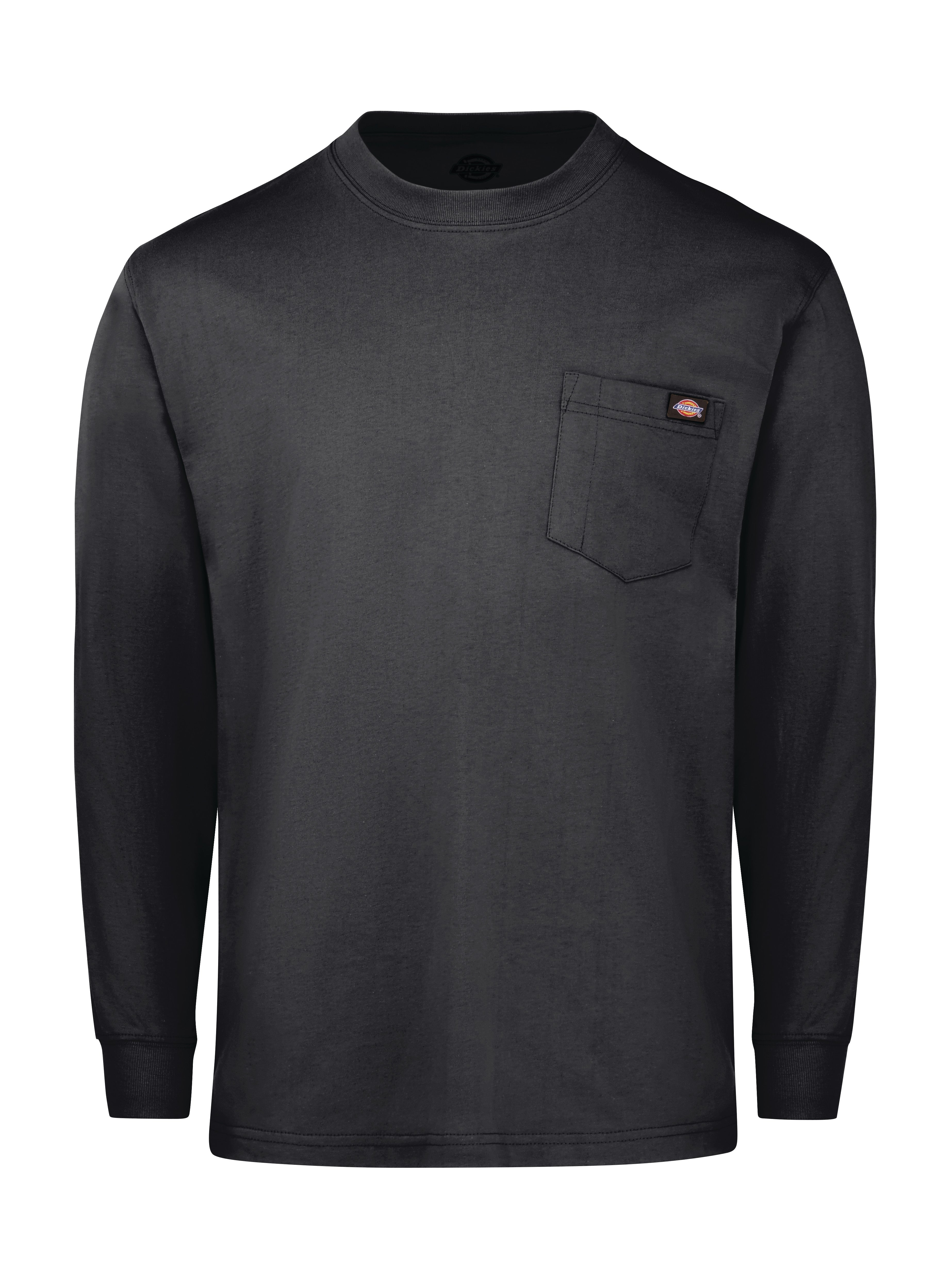 Dickies® Men's Long-Sleeve Traditional Heavyweight Crew Neck / WL50BK