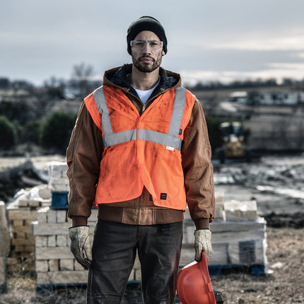 Bulwark® Men's Flame-Resistant / Chemical Splash Protection Coverall / CNR6NV