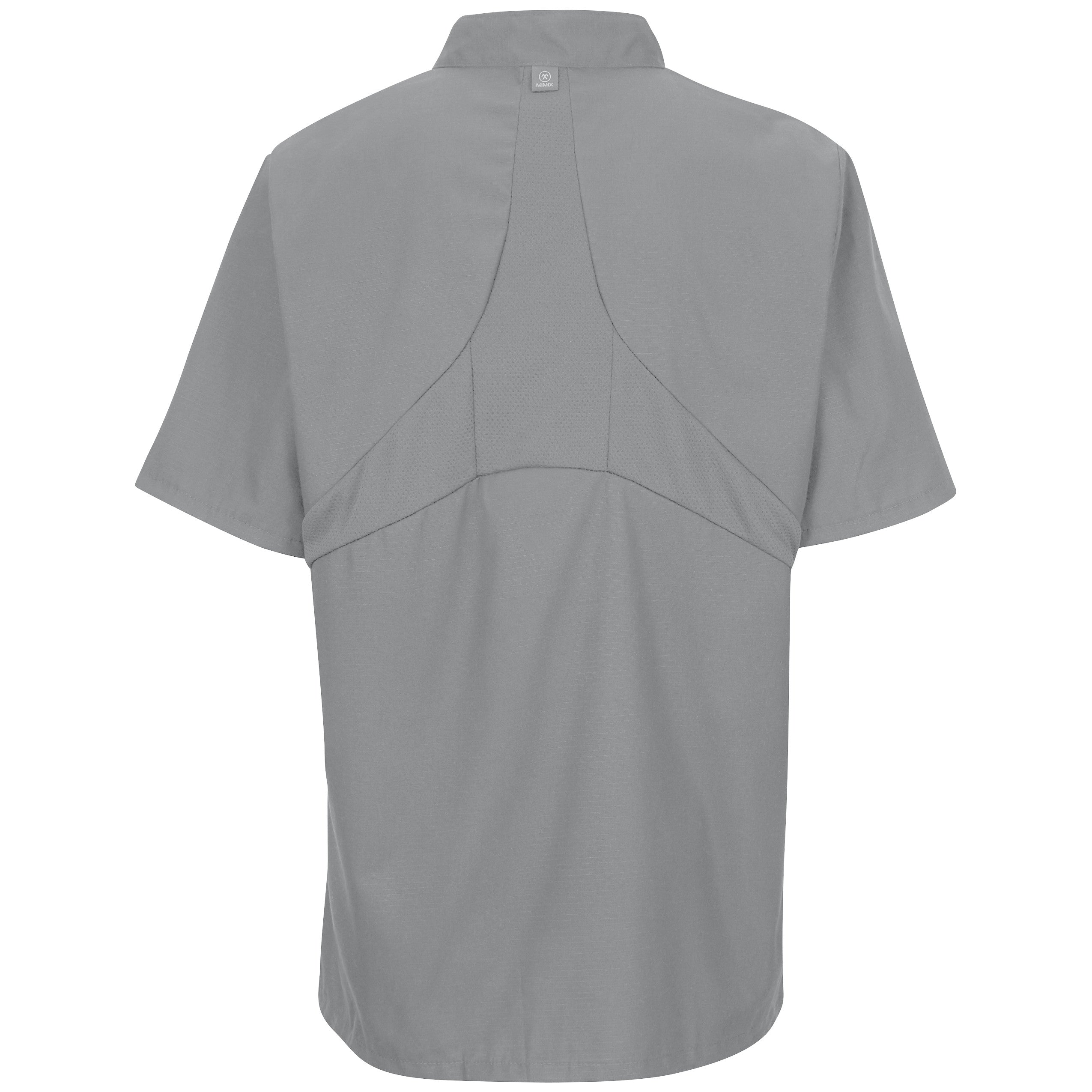 Red Kap® Men's Short Sleeve Chef Coat with OilBlok + MIMIX® / 046XGY