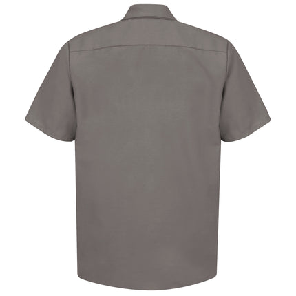 Red Kap® Men's Short Sleeve Industrial Work Shirt / SP24GY