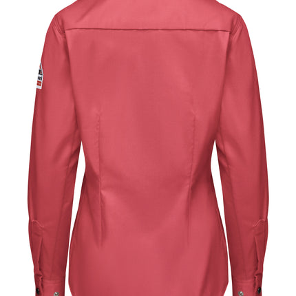 Bulwark® iQ Series® Women’s Midweight Comfort Snap-Front Woven Shirt / QS27RD