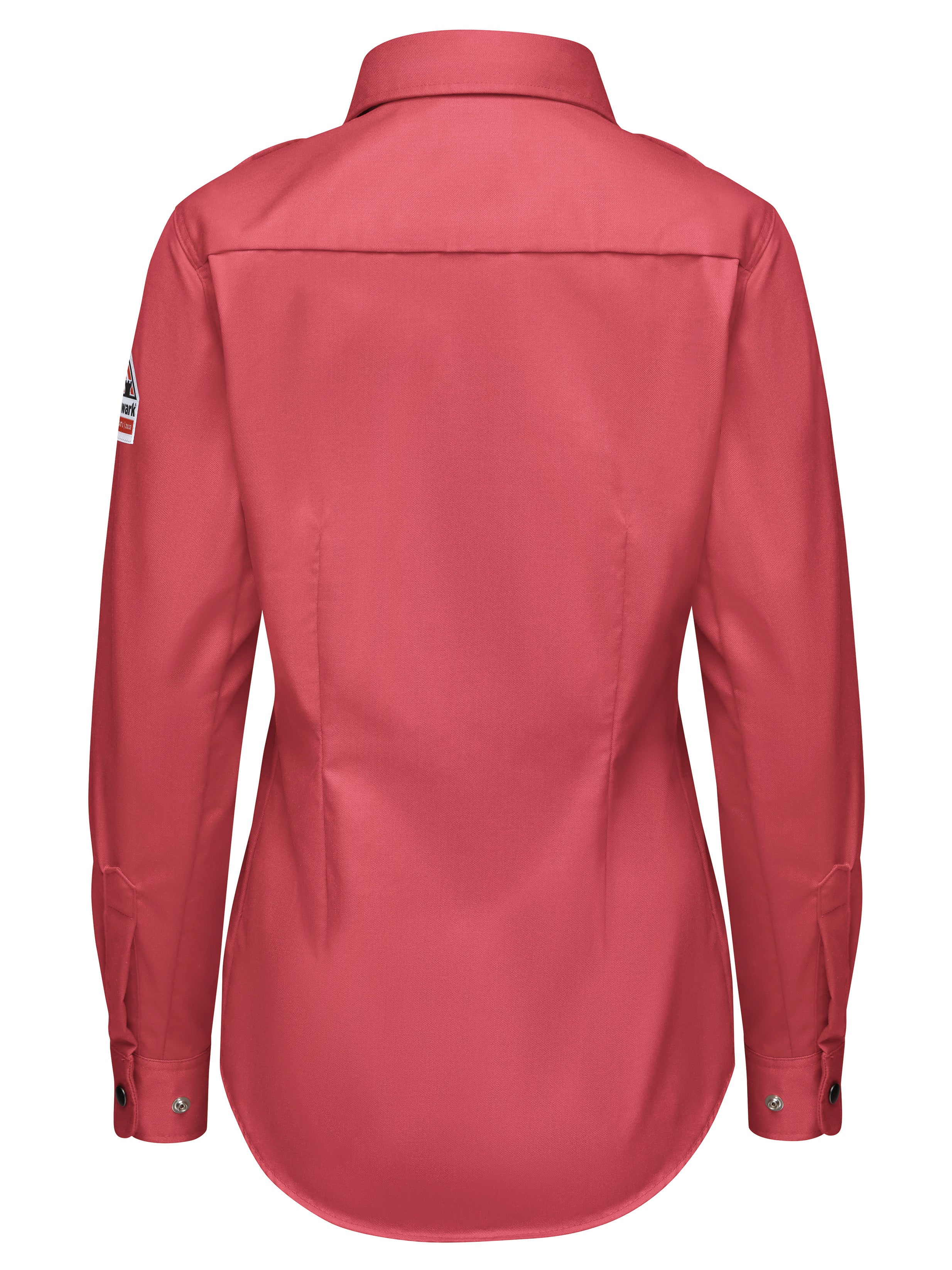 Bulwark® iQ Series® Women’s Midweight Comfort Snap-Front Woven Shirt / QS27RD