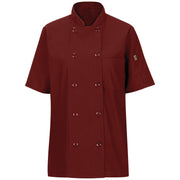 Red Kap® Women's Short Sleeve Chef Coat with OilBlok + MIMIX® / 045XFR