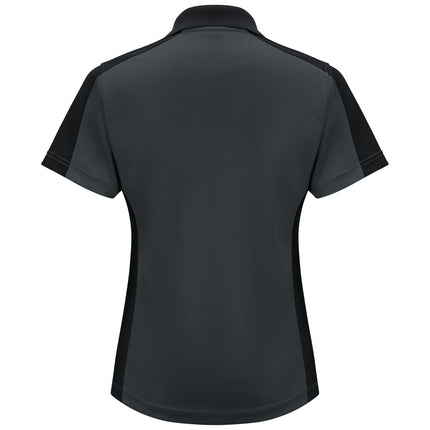 Red Kap® Women's Short Sleeve Performance Knit® Two-Tone Polo / SK53CB