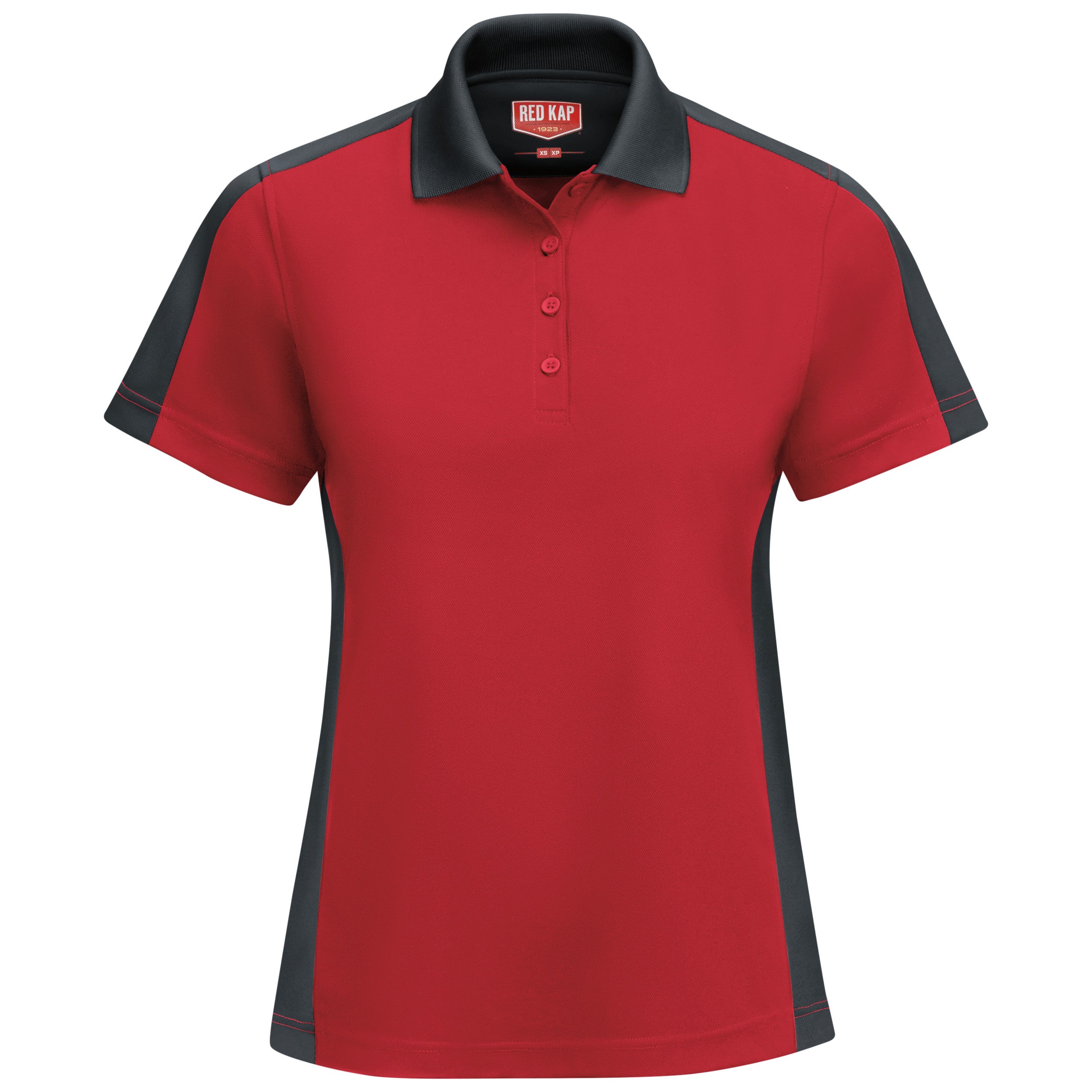 Red Kap® Women's Short Sleeve Performance Knit® Two-Tone Polo / SK53RC