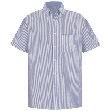 Red Kap® Men's Short Sleeve Striped Executive Oxford Dress Shirt / SR60BS