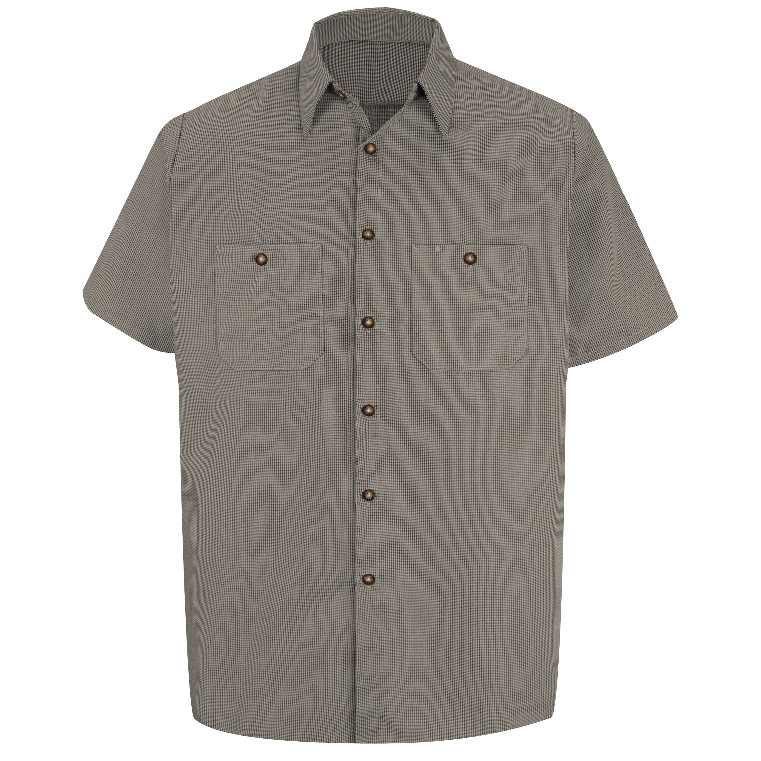Red Kap® Men's Short Sleeve Microcheck Uniform Shirt / SP20KB