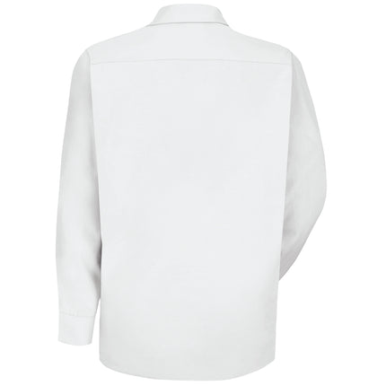 Red Kap® Men's Long Sleeve Specialized Pocketless Work Shirt / SP16WH