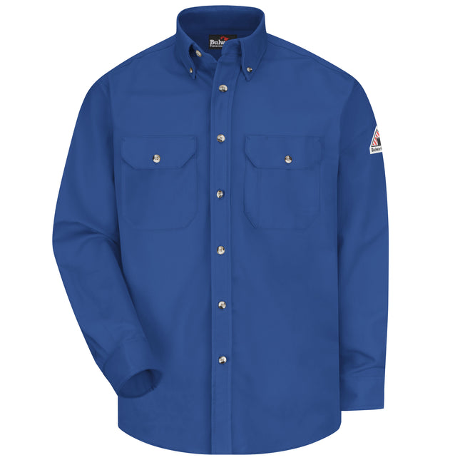 Bulwark® Men's Midweight FR Dress Uniform Shirt / SLU2RB