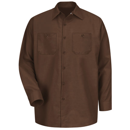 Red Kap® Men's Long Sleeve Industrial Work Shirt / SP14CB