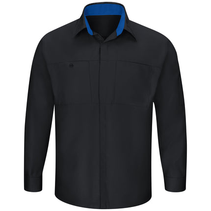 Red Kap® Men's Long Sleeve Performance Plus Shop Shirt with OilBlok Technology / SY32BR