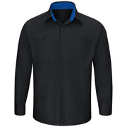 Red Kap® Men's Long Sleeve Performance Plus Shop Shirt with OilBlok Technology / SY32BR
