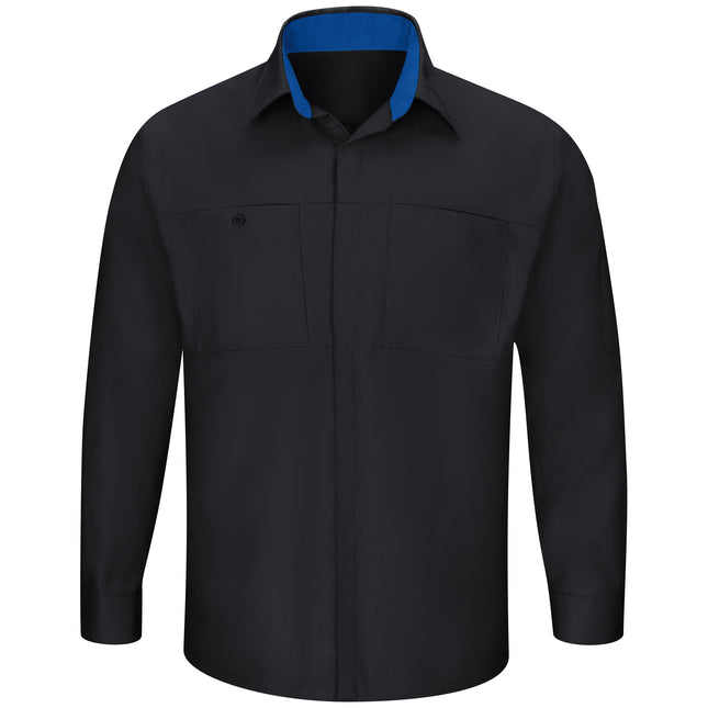 Red Kap® Men's Long Sleeve Performance Plus Shop Shirt with OilBlok Technology / SY32BR