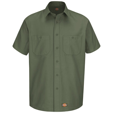 Dickies® Men's Canvas Short-Sleeve Work Shirt / WS20OG