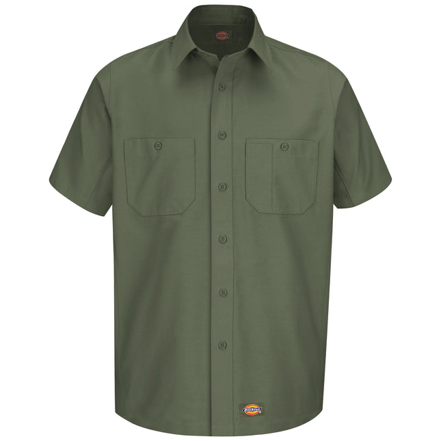 Dickies® Men's Canvas Short-Sleeve Work Shirt / WS20OG