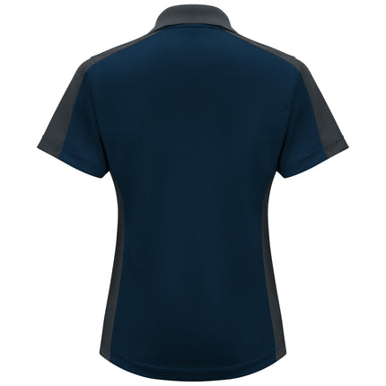 Red Kap® Women's Short Sleeve Performance Knit® Two-Tone Polo / SK53NC