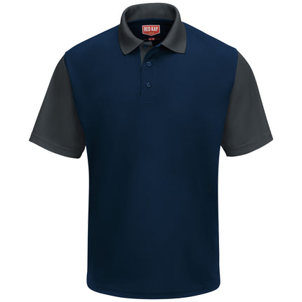 Red Kap® Men's Short Sleeve Performance Knit® Color-Block Polo / SK56NC