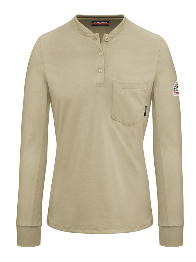Bulwark® Women's Lightweight FR Henley / SEL3KHB