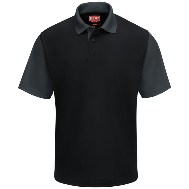 Red Kap® Men's Short Sleeve Performance Knit® Color-Block Polo / SK56BC