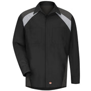 Red Kap® Men's Long Sleeve Tri-Color Shop Shirt / SY18BC