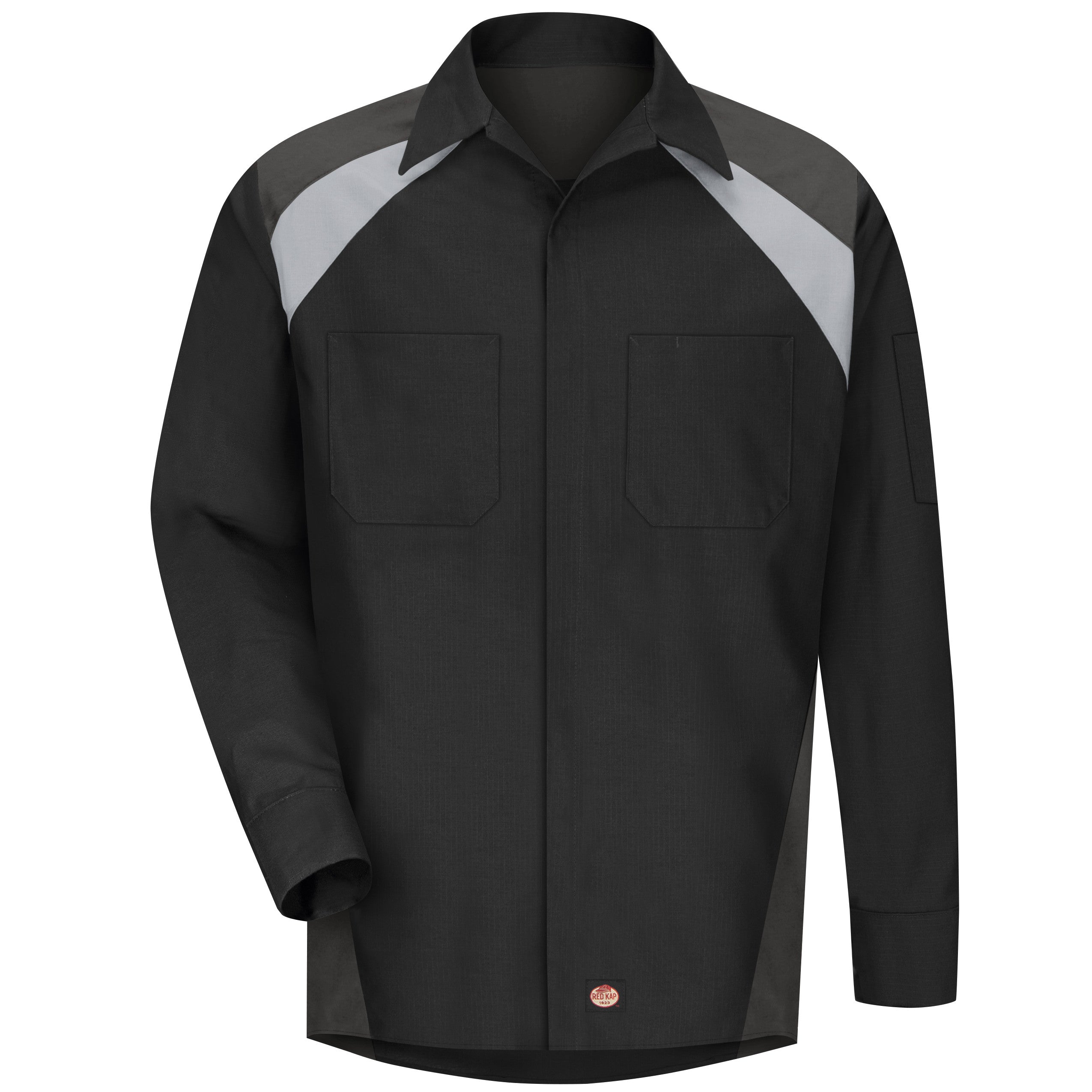 Red Kap® Men's Long Sleeve Tri-Color Shop Shirt / SY18BC
