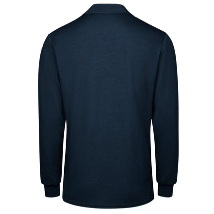 Workrite® Fire Service Men's Long Sleeve Station Wear Polo Shirt / FT20NV
