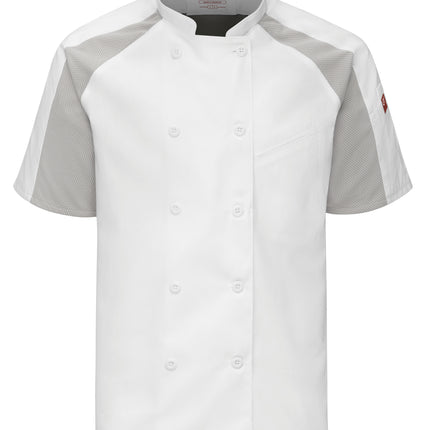 Red Kap® Men's Airflow Raglan Chef Coat with OilBlok / 052MWH